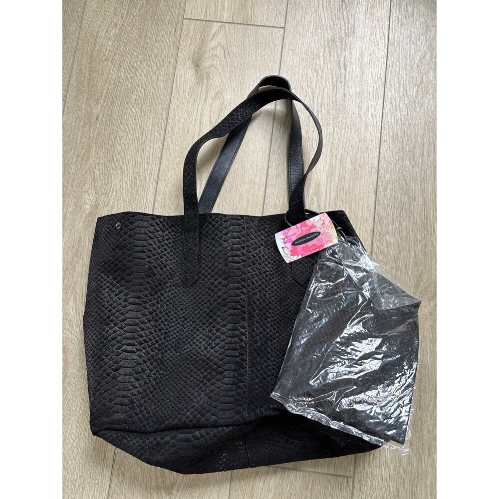 Chinese Laundry Retro Leather Python Tote Moto Snakeskin Slouch Hobo Y2K NWT